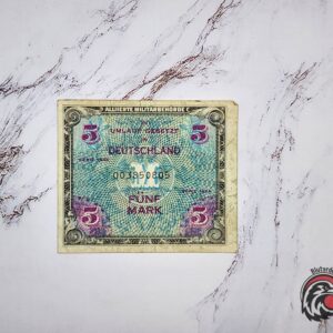 #0999 - WWII Umlauf Gesetzt Deutschland 5 Mark Banknote - Circulated