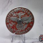#1702 - WWII German Police President Car Disk – “Polizeipräsident in Aachen”