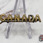 #1139 - WW2 Canadian Army – Brass Shoulder Title "CANADA"