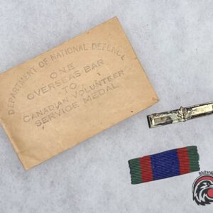 #1608 - Canadian Volunteer Service Medal (CVSM) WWII – With Original Packet