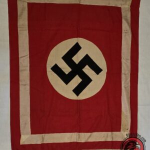 #1712 - NSDAP Podium Banner with Fringed Border – Single Suspension Ring