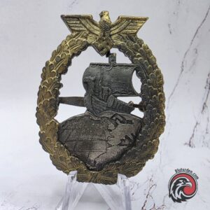 #2430 - Auxiliary Cruiser War Badge (Kriegsabzeichen für Hilfskreuzer) – Baqueville Style