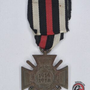 #0449 – Hindenburg Cross with Swords (Frontkämpfer) – Maker N.&H. – 1914–1918