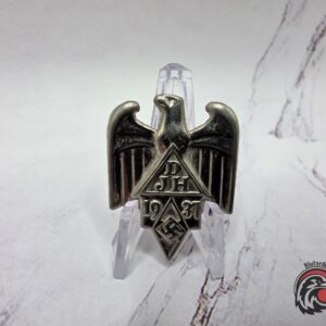 #2325 - HJ Tinnie – Deutsches Jugendfest 1937 – Eagle Design