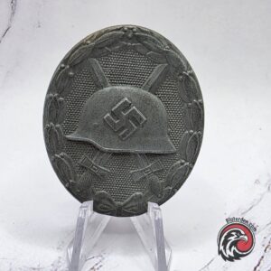 #2423 – Wound Badge in Silver (1939) – Zinc Late-War Version