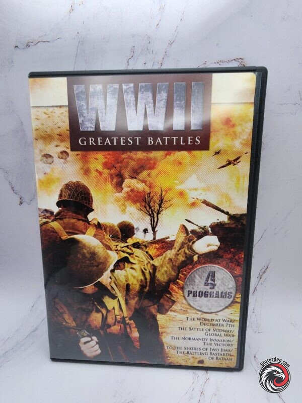 #0879 – WWII Greatest Battles – Documentary DVD (4 Programs) – Blutorden