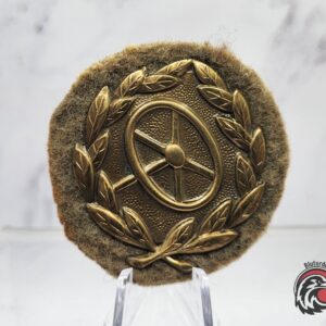 #1272 - German Driver Proficiency Badge in Bronze – Cloth-Backed Variant