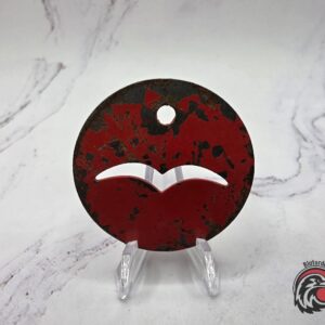 #1759 - Luftwaffe-Attributed “Landing / Airfield Token” (Seagull Motif) – Red Painted Disc