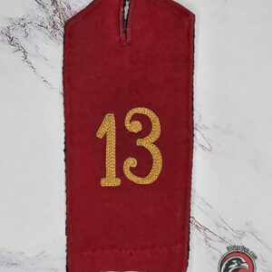 #2687 - Imperial German WWI Württemberg Train Battalion Nr. 13 Shoulder Board