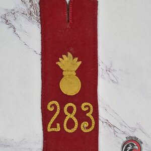 #2688 - Imperial German WWI Prussian Field Artillery Regiment Nr. 283 Shoulder Board