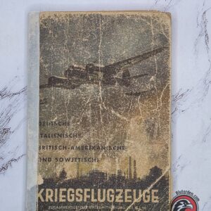 #1148 - 1943 Aircraft Recognition Manual "Kriegsflugzeuge" – German, Italian, British, American & Soviet Warplanes