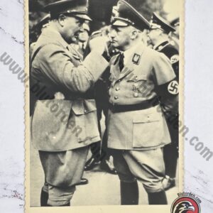 #0859 – NSDAP Period Photograph – Hermann Göring & Believed to Depict SA Chief Viktor Lutze – Former Soviet Archive