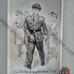 #2129 – German Humorous Military "Scherzkarte" Postcard