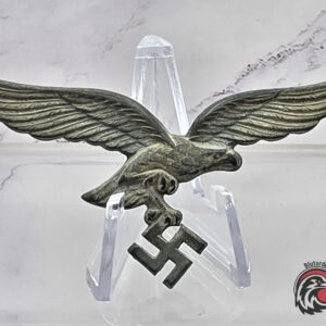 #2740-075 – German WWII Luftwaffe Visor Cap Eagle – Missing Prongs