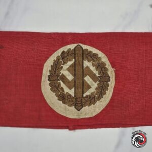 #2666 – German WWII SA Wehrmannschaft Sports Armband – BeVo Woven Insignia – RZM Tagged