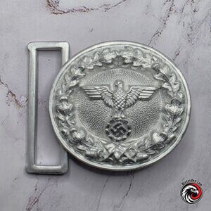 #2685 – German WWII National Forestry Official’s Belt Buckle – Aluminum – Unmarked