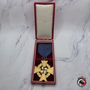 #2752-0003 – German WWII 40-Year Faithful Service Decoration – Cased