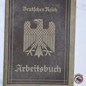 #2740-0012 – German Third Reich Deutsches Reich Arbeitsbuch – Baker Rudolf Kirsche – 1936–1951